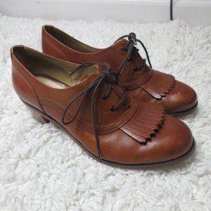 Samantha Pleet for Wolverine Nesbit Kiltie oxfords